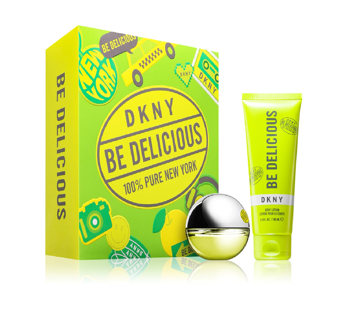 Dkny Be Delicious Gift Set (Eau De Parfum Spray 30ml + Body Lotion 100ml)