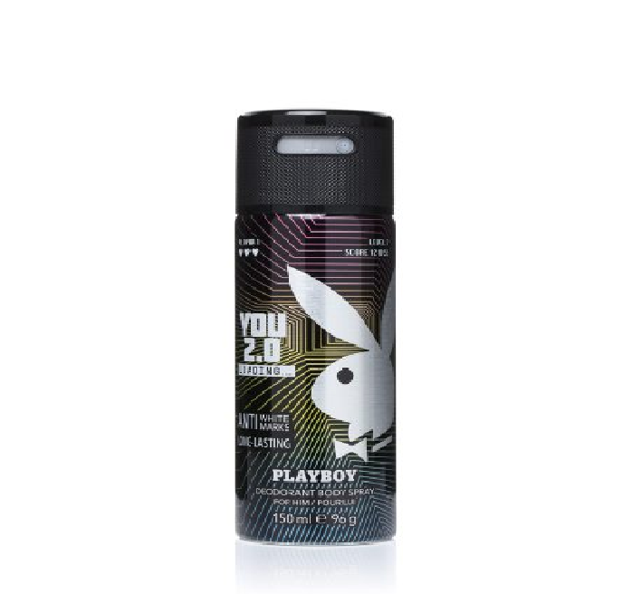 Playboy You 2.0 Loading Deodorant Long-Lasting Spray (150ml)