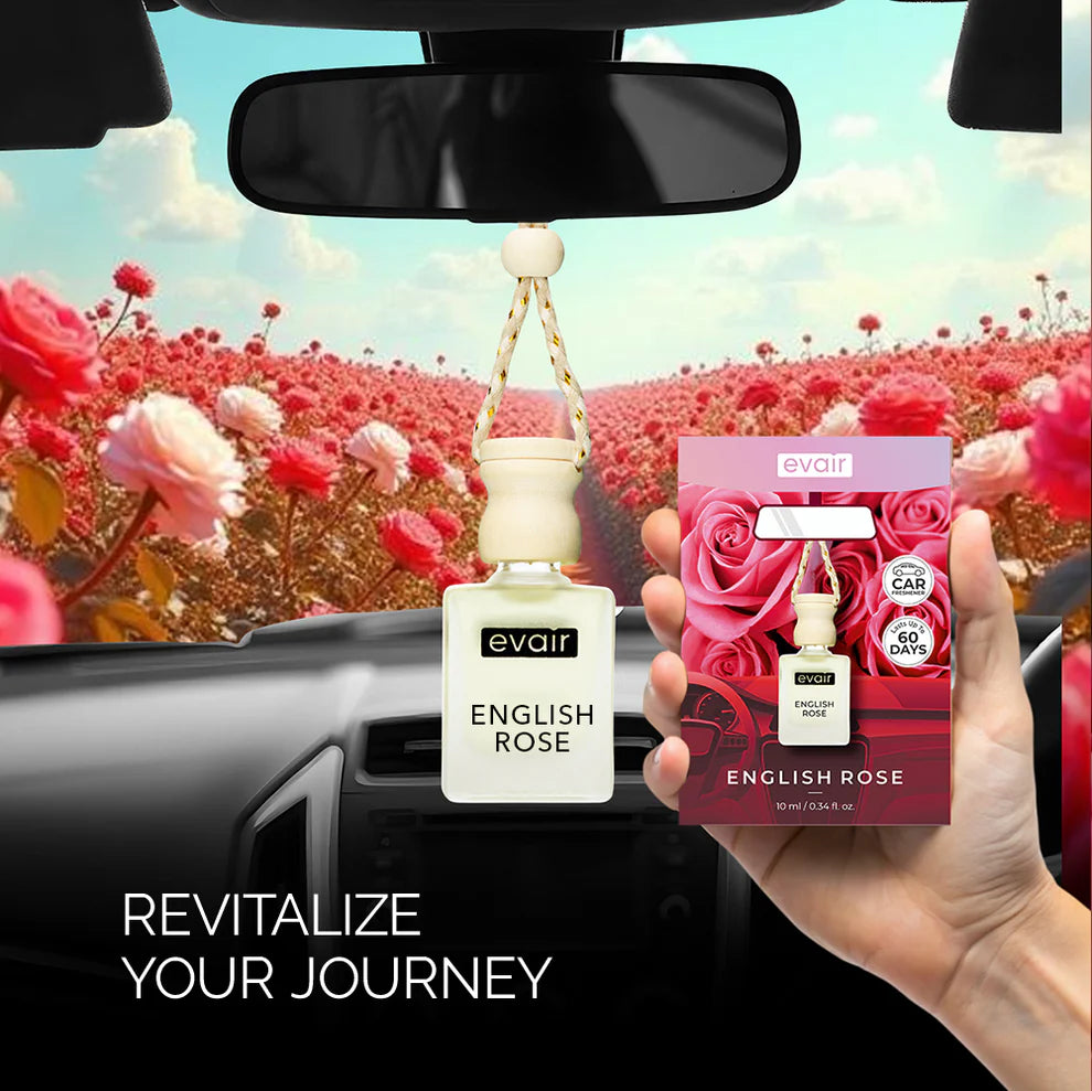 Evair English Rose Car Freshener (10ml)