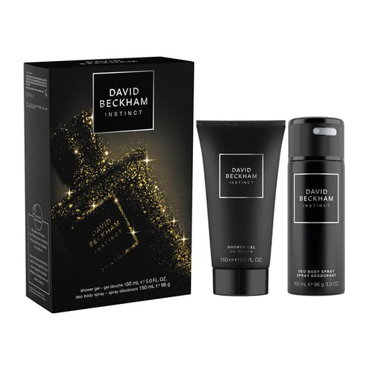 David Beckham Instinct Deodorant Gift Set (Body Spray (150ml ) & Shower Gel (150ml )
