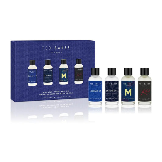Ted Baker Icons Gift Set (15ml EDT Skinware Original + 15ml EDT Skinware Limited Edition + 15ml EDT M For Him + 15ml EDT X20)
