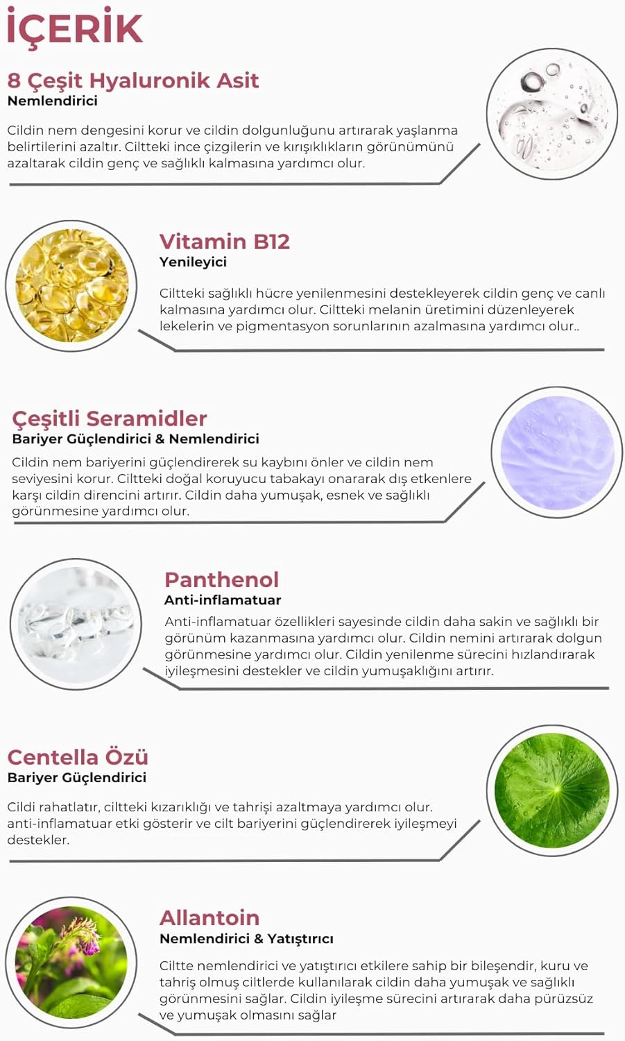 Ludita Soothing Ceramide Serum, Strengthens Skin Barrier With Vitamin B12, Deep Hydration, Calms Sensitive Skin, Repairs Dry Skin, Supports Moisture Retention, 30ml