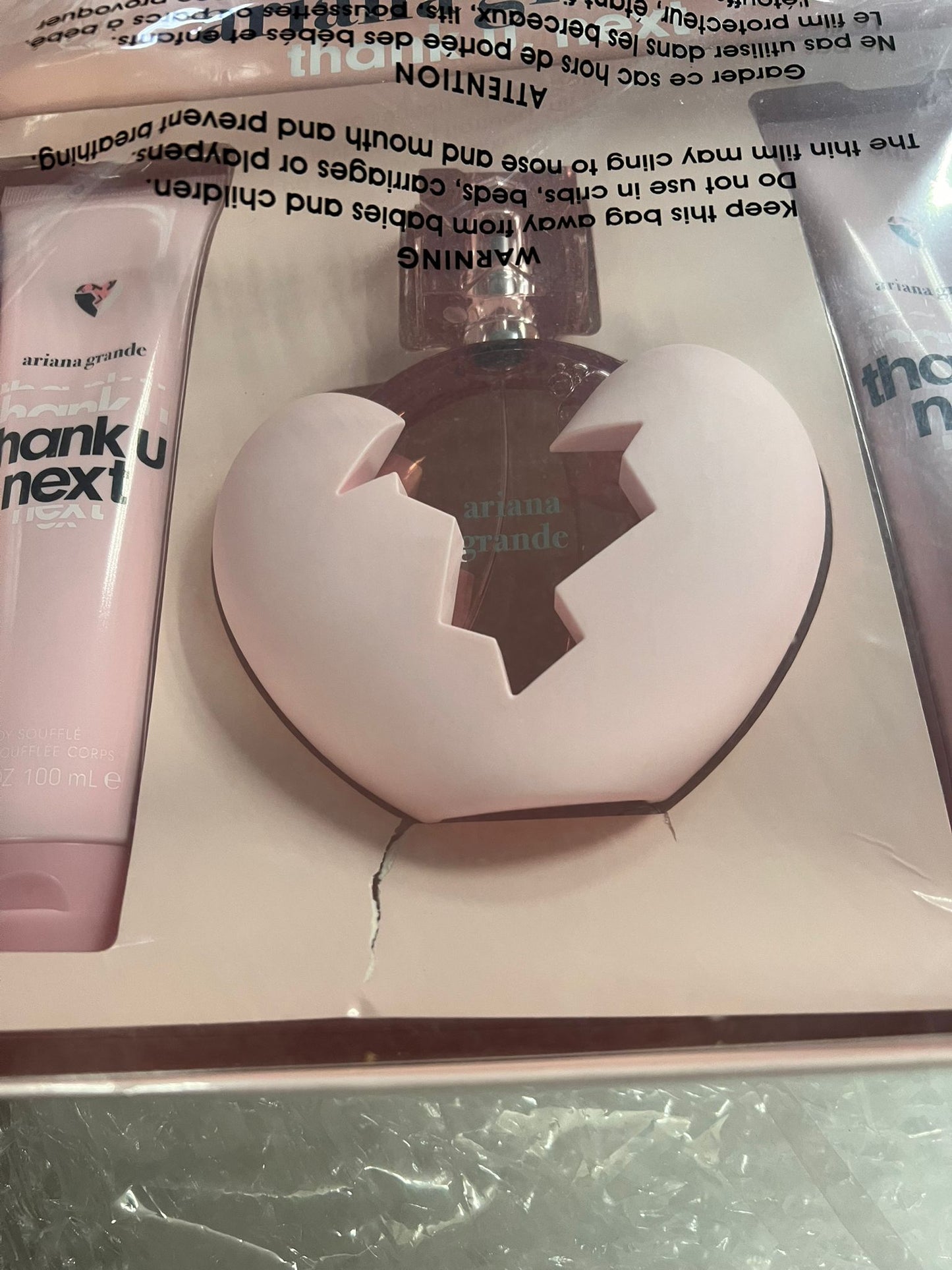 Ariana Grande Thank U Next 3 Pcs Gift Set
