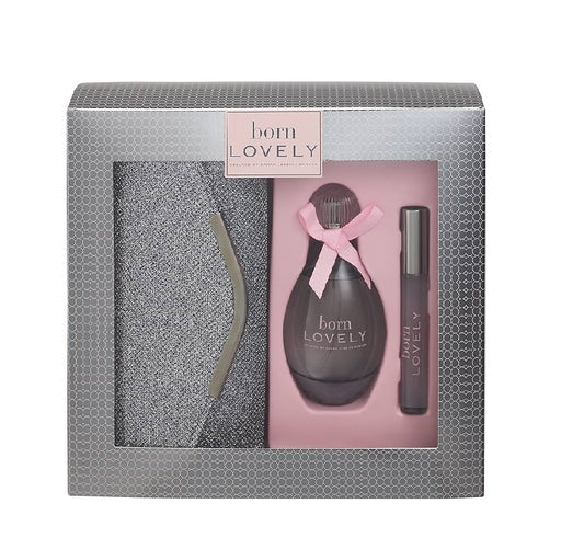 Sarah Jessica Parker Born Lovely Giftset (100ml EDP + 10ml + Clutch Bag )