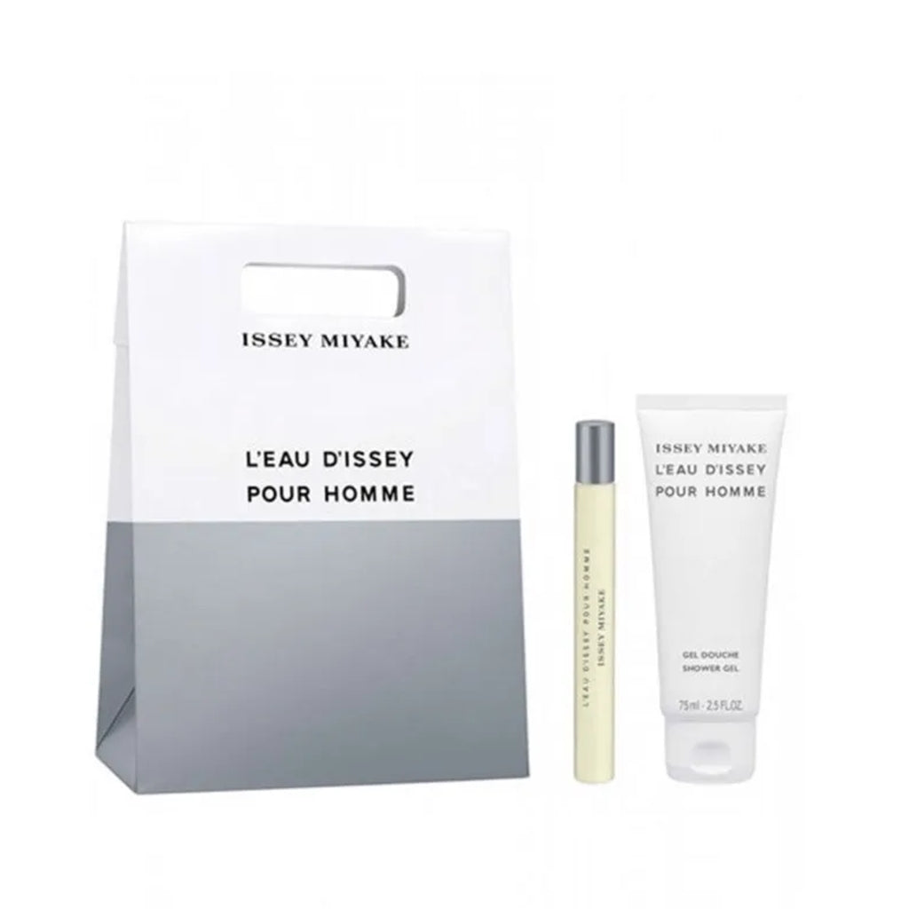 Issey Miyake L'Eau d'Issey Por Homme Gift Set: Eau De Toilette Spray (10ml) + Shower Gel (75ml)