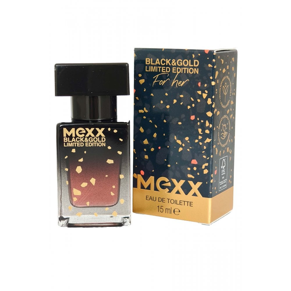 Mexx Black and Gold for Her Eau De Toilette (15ml)