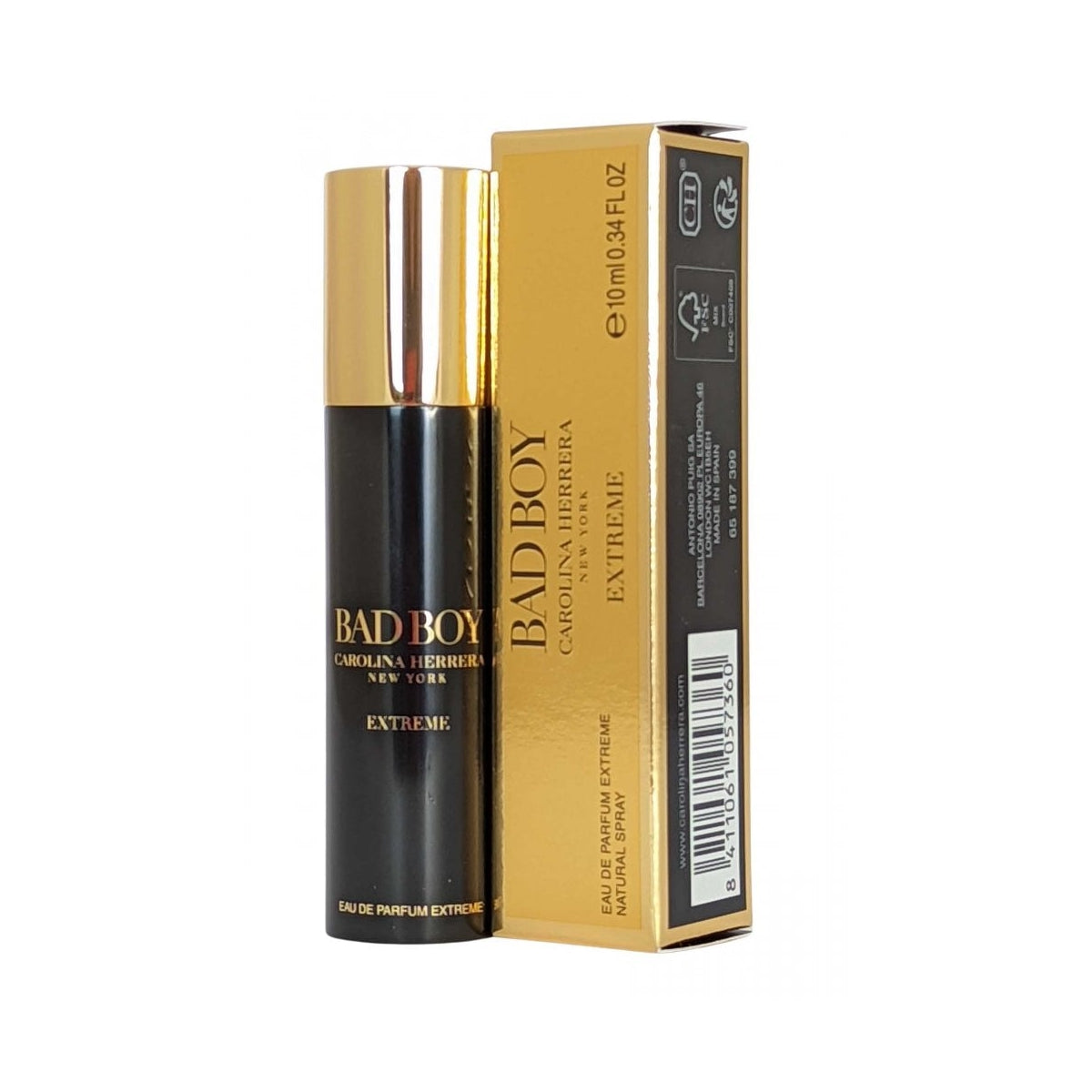 Carolina Herrera Bad Boy Eau De Parfum Extreme Spray (10ml)
