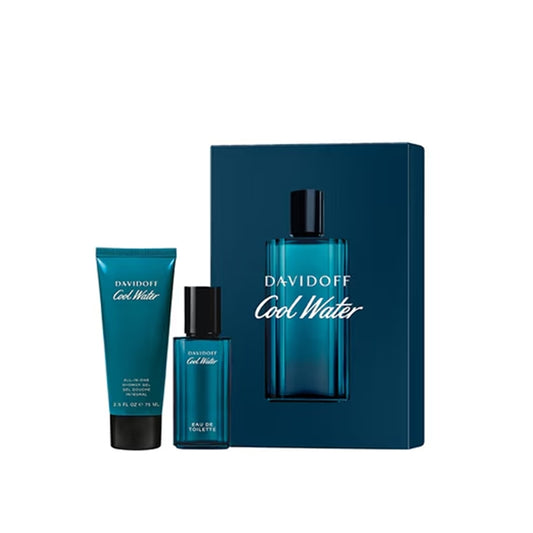 Davidoff Cool Water Gift Set For Man (40ml Eau De Toilette + 75ml Shower Gel)