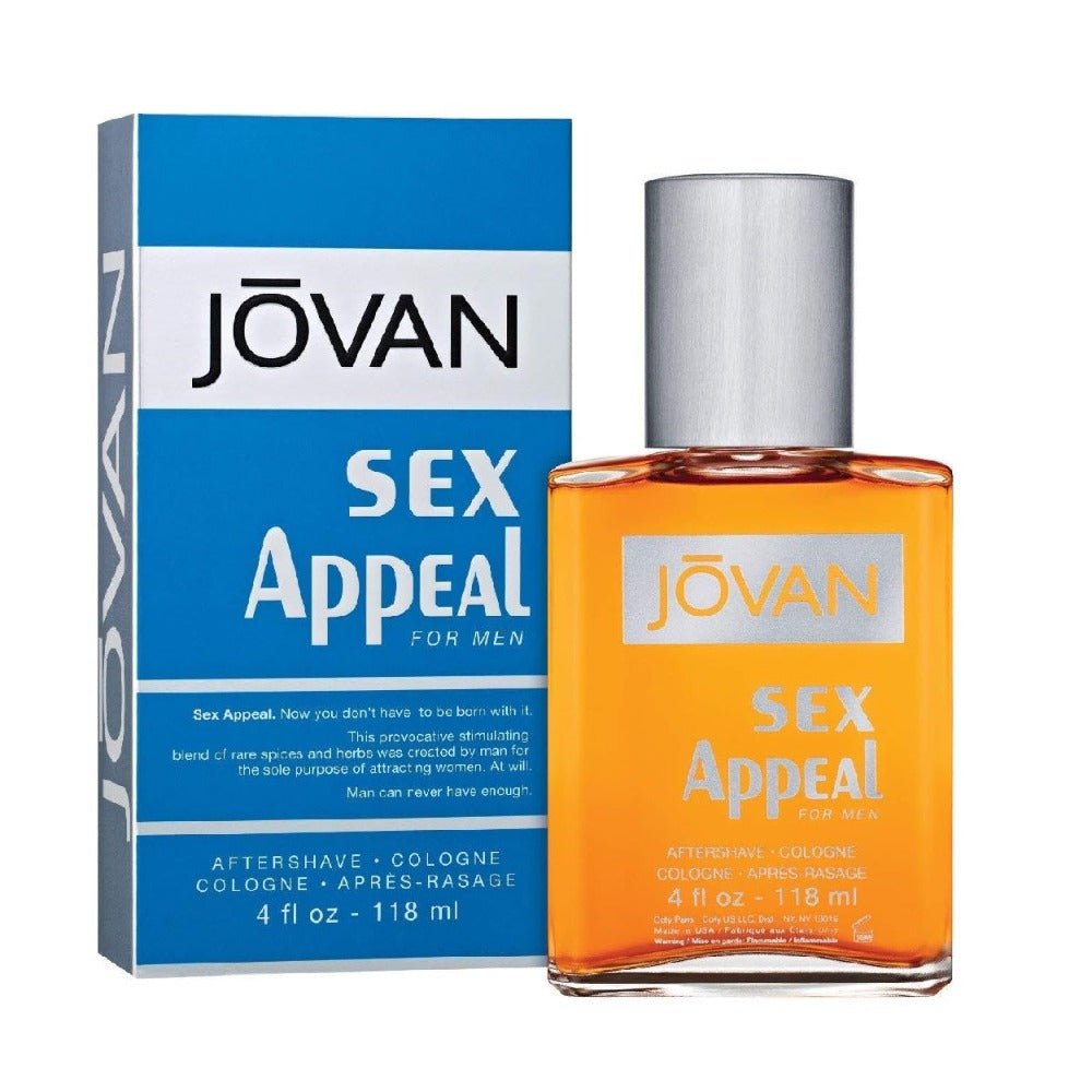 Jovan Sex Appeal Aftershave Cologne For Men (118ml) – DIVINE PERFUME