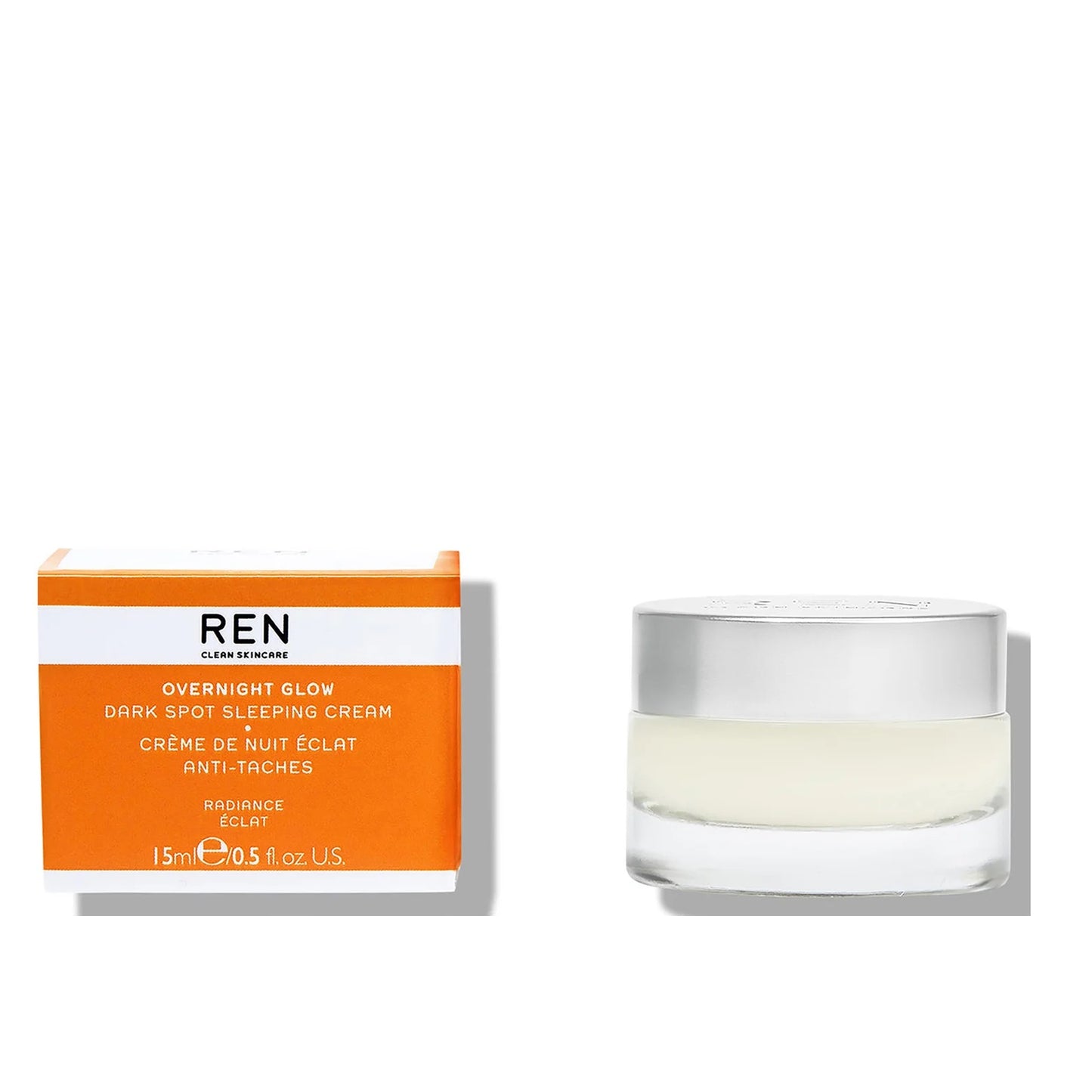 REN Clean Skincare Overnight Glow Dark Spot Sleeping Cream (15ml)