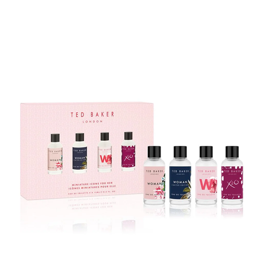Ted Baker Icons Gift Set (15ml EDT Woman Original + 15ml EDT Woman Limited Edition + 15ml EDT W + 15ml EDT X20)