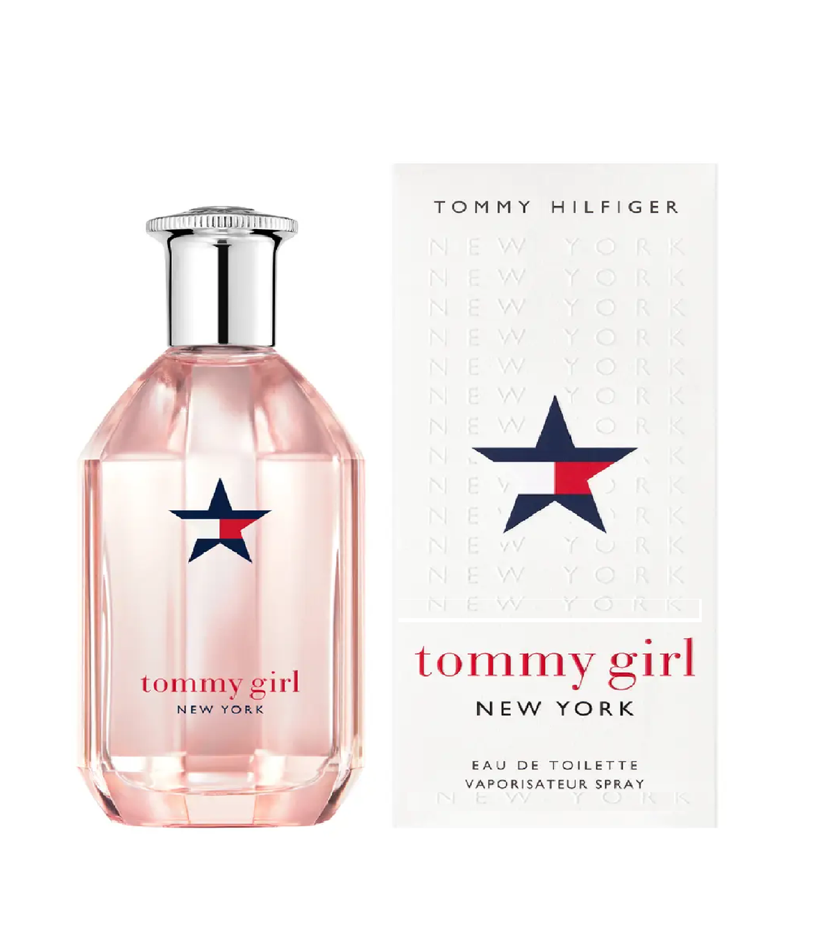 Tommy Girl New York Eau de Toilette bottle and white box with star design