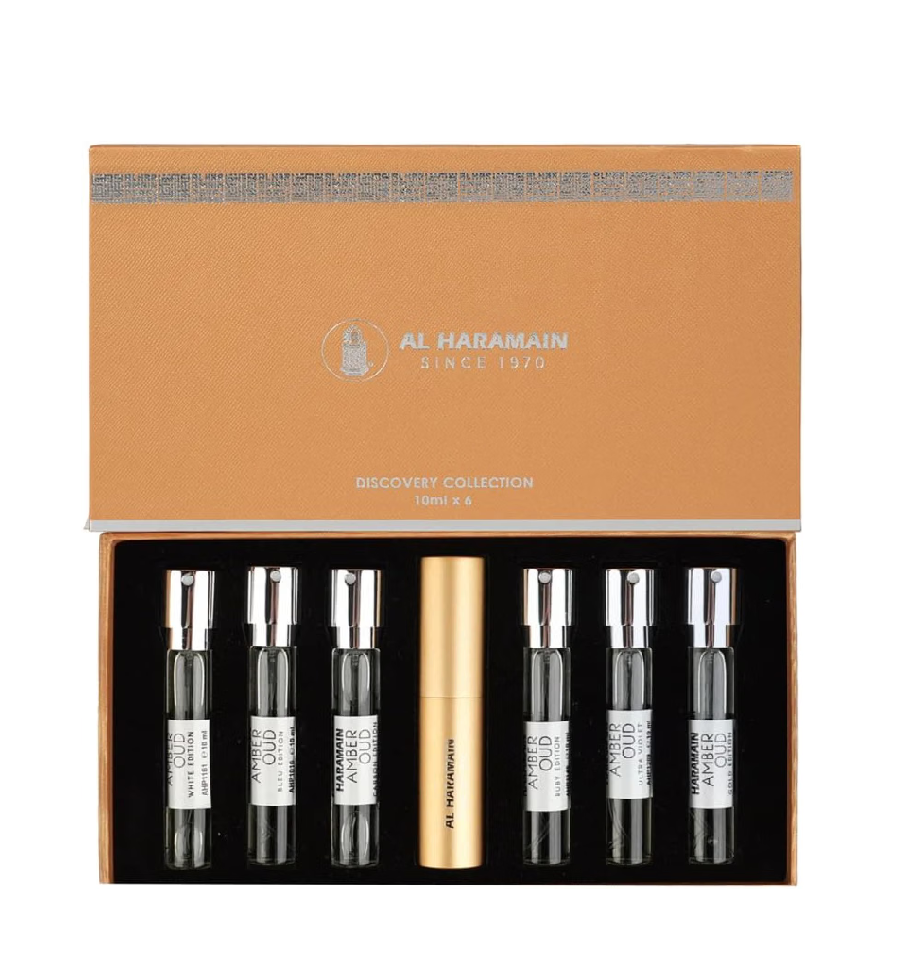 Al Haramain Amber Oud Eau De Parfum Discovery Set (10ml x 6)