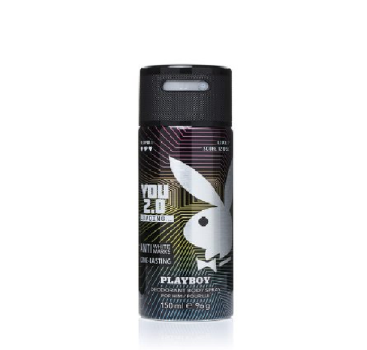 Playboy You 2.0 Loading Deodorant Long-Lasting Spray (150ml)