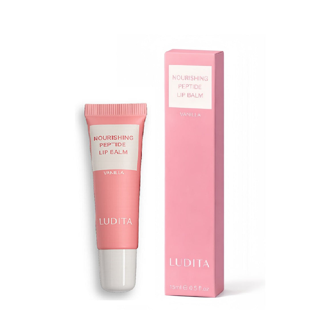 Ludita Vanilla Peptide Nourishing Lip Balm (15ml)