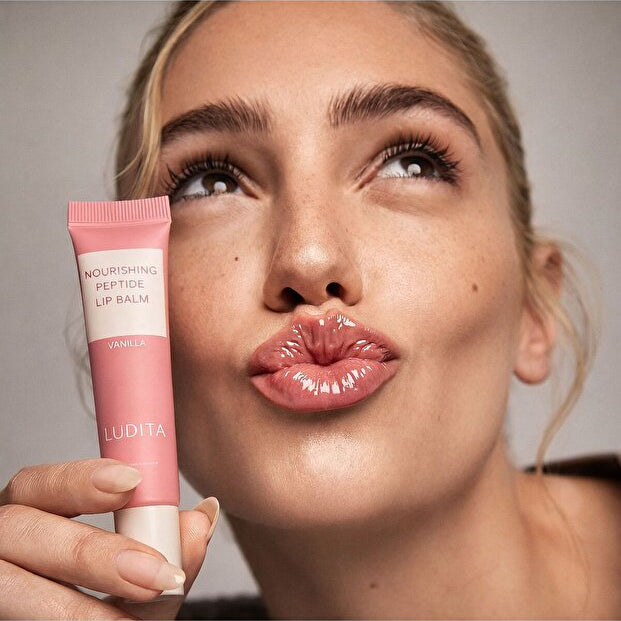 Ludita Vanilla Peptide Nourishing Lip Balm (15ml)