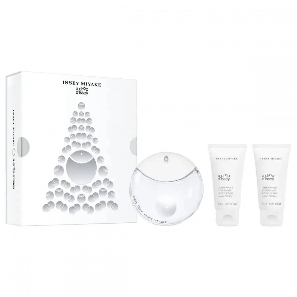 Issey Miyake a Drop d'Issey Gift Set: Eau De Parfum Spray (50ml) + Hand Cream (2x50ml)