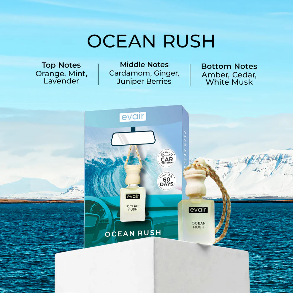 Evair Ocean Rush Car Freshener (10ml)
