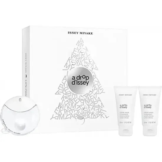 Issey Miyake a Drop d'Issey Gift Set: Eau De Parfum Spray (50ml) + Hand Cream (2x50ml)