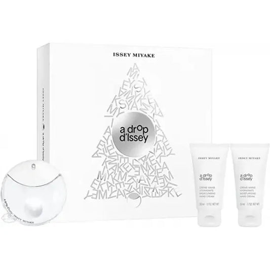 Issey Miyake a Drop d'Issey Gift Set: Eau De Parfum Spray (50ml) + Hand Cream (2x50ml)
