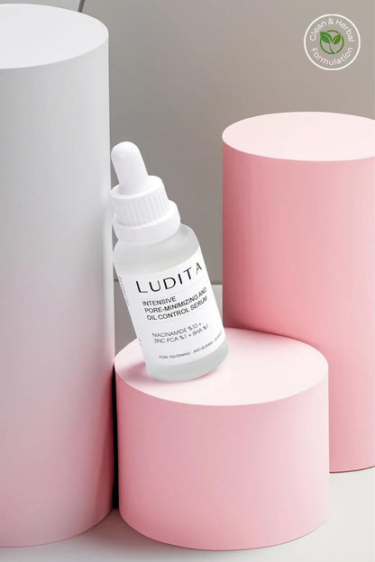 Ludita Care Serum Niacinamide 10% + Zinc PCA 1% Serum, Pore Reducer Brightening Niacinamide Serum, Oil Control, Acne Treatment, Uneven Skin Tone Treatment, 30ml