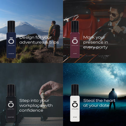 Upsilon Premium Man Eau De Perfume for Men Gift Set (4 x 20ml)