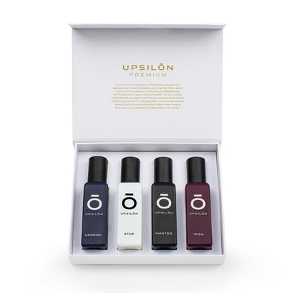 Upsilon Premium Man Eau De Perfume for Men Gift Set (4 x 20ml)
