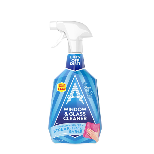 Astonish Window & Glass Cleaner 750ml spray bottle