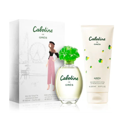 Cabotine De Gres Giftset for Women( Eau De Toilette 100ml + Body Lotion 200ml  )