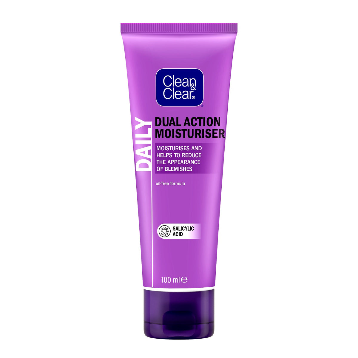Clean & Clear Dual Action Moisturiser 100ml tube