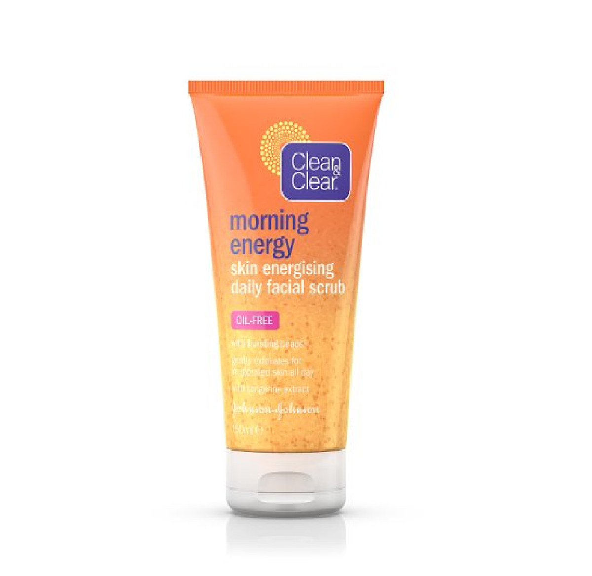 Clean & Clear Morning Energy Skin Energising Daily Facial Scrub 150ml tube