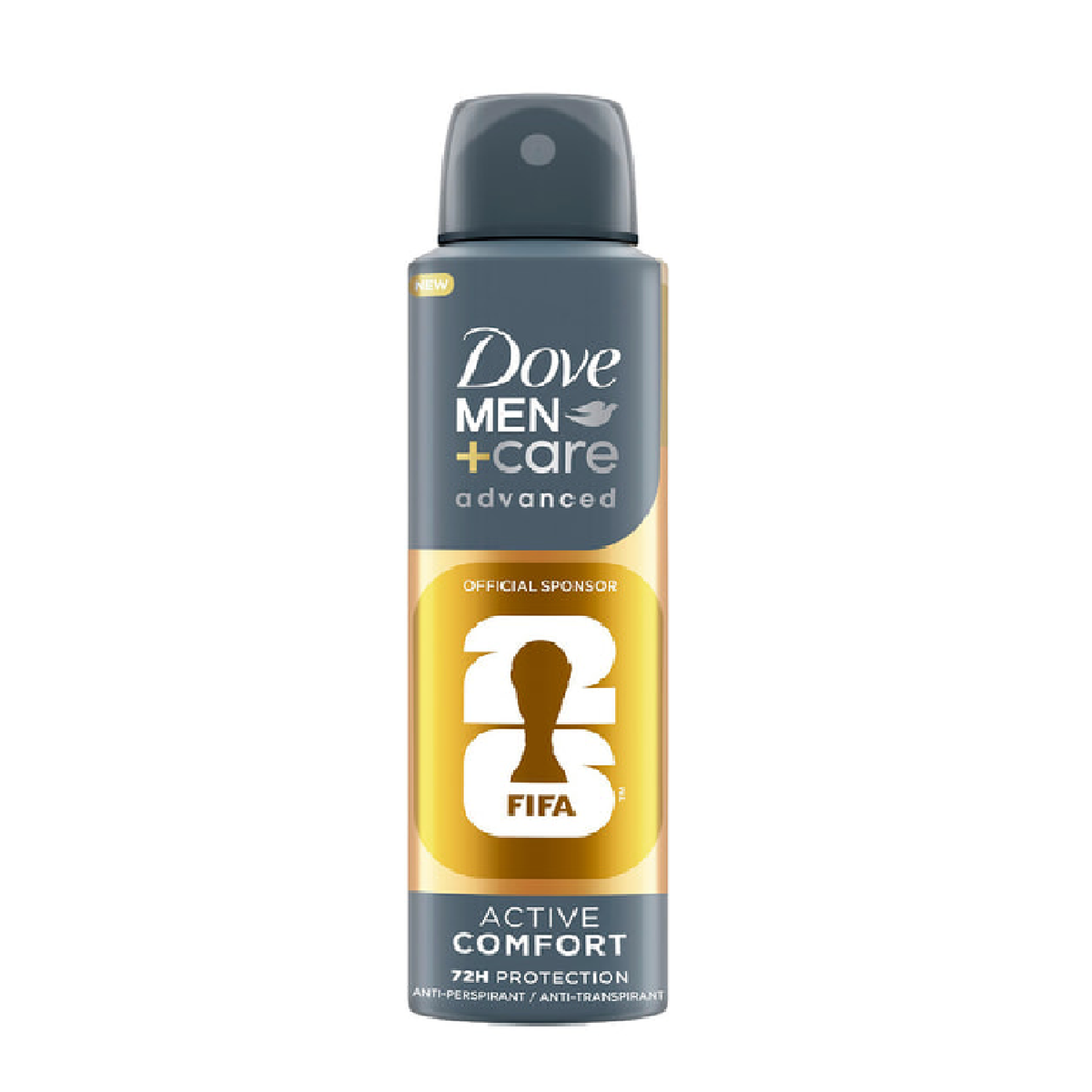 Dove Men+Care Active Comfort Antiperspirant Deodorant Spray, 150ml