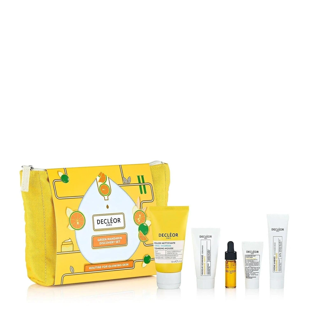 Decléor Green Mandarin Glowing Discovery Gift Set – 5-Piece Skincare Set