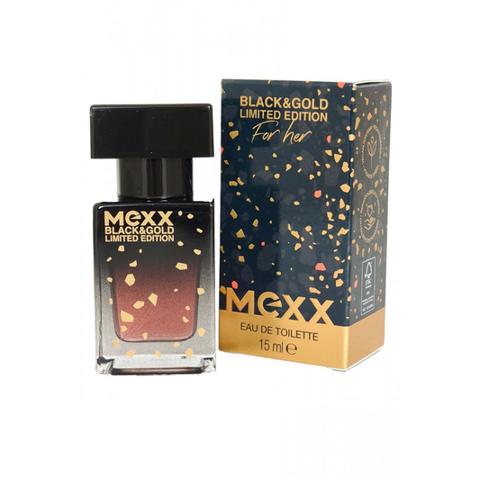 Mexx Black and Gold for Her Eau De Toilette (15ml)
