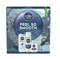 NIVEA MEN Feel So Smooth gift set with shower gel, shaving foam and post-shave balm