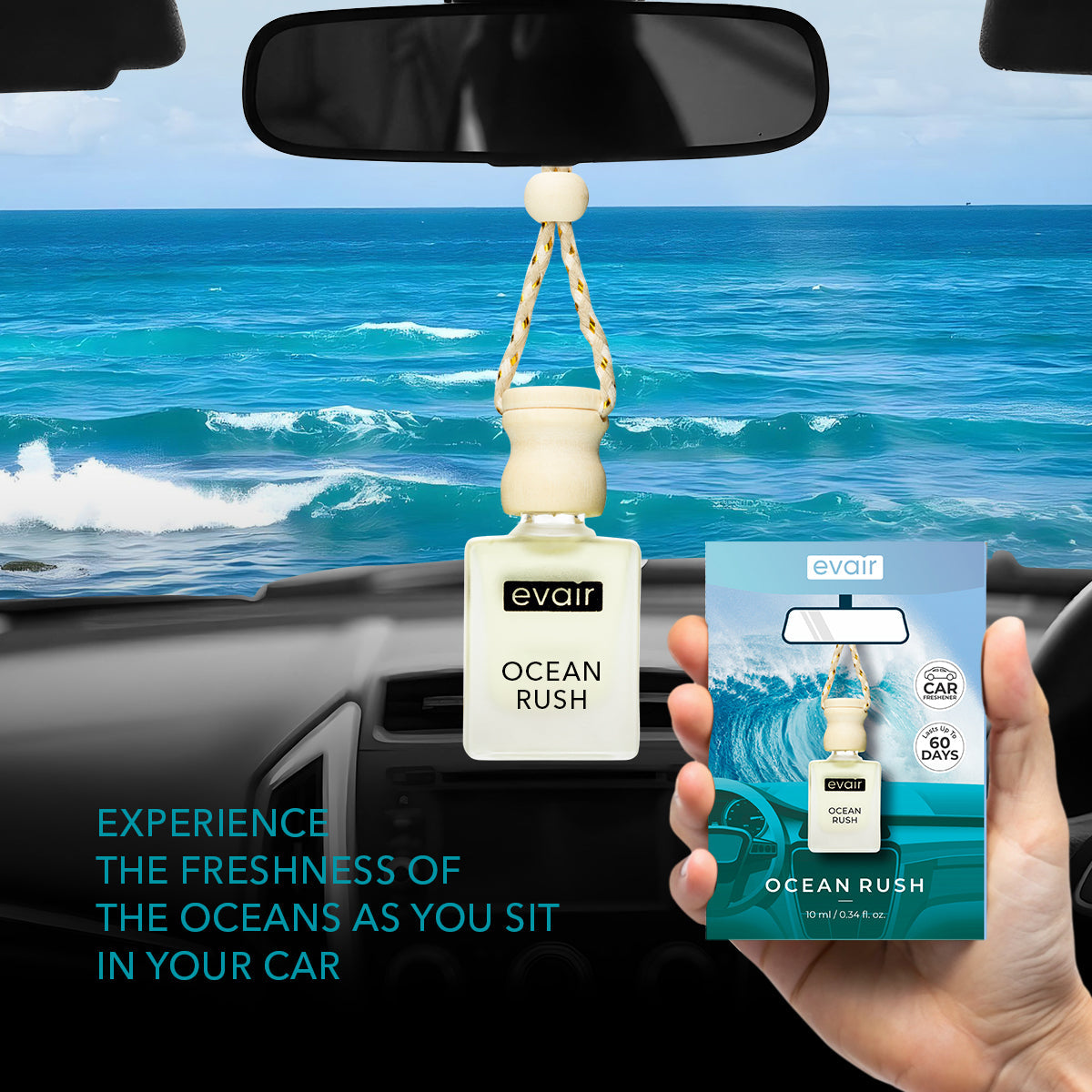 Evair Ocean Rush Car Freshener (10ml)