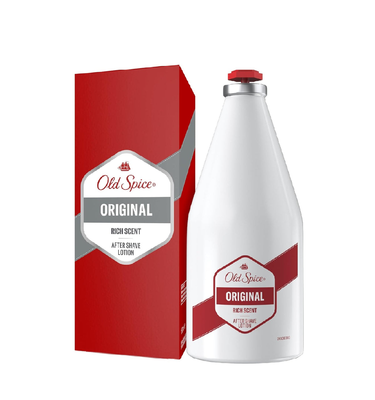 Old Spice Original Aftershave Lotion 100ml bottle and box