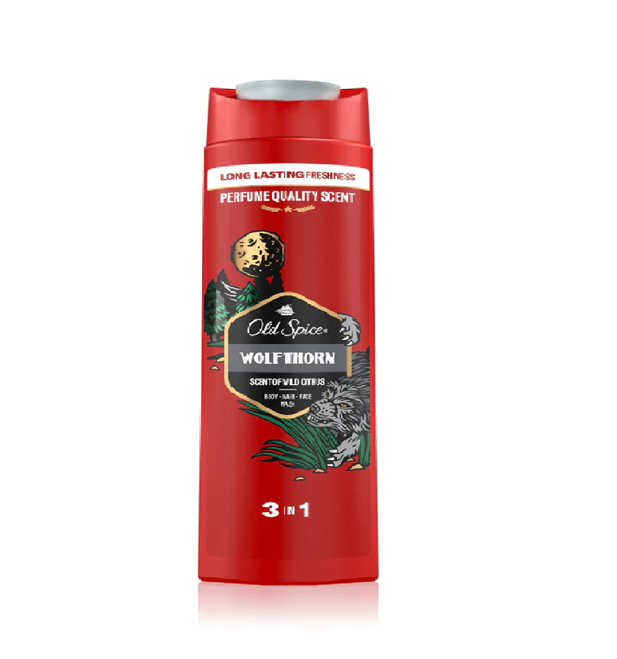 Old Spice Wolfthorn 3-in-1 Shower Gel 400ml bottle