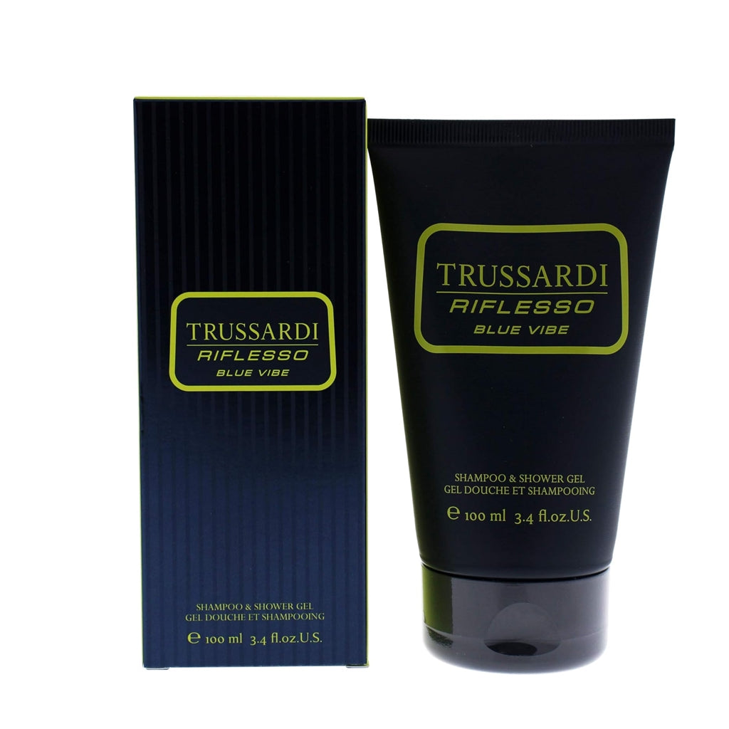 Trussardi Riflesso Blue Vibe Shampoo and Shower Gel for Men (100ml)