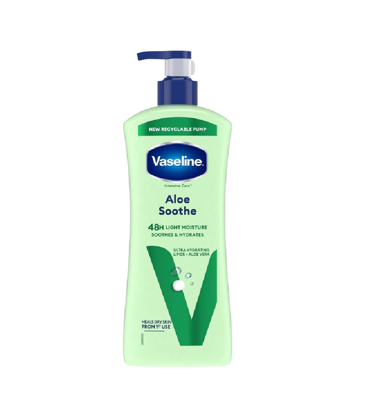 Vaseline Aloe Soothe Body Lotion 600ml pump bottle