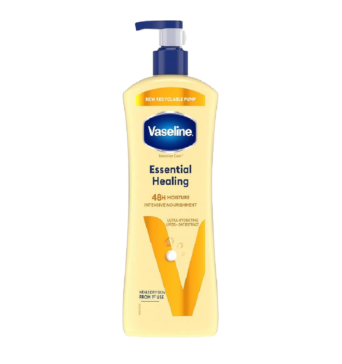 Vaseline Essential Healing Body Lotion 600ml pump bottle