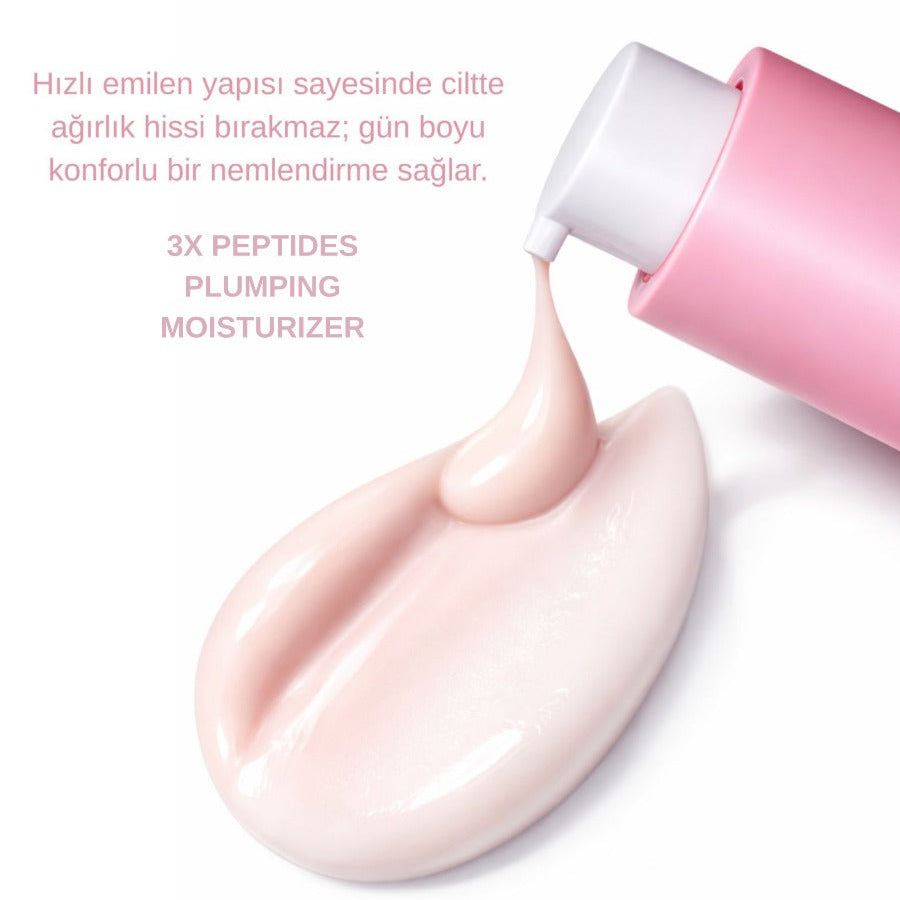 Ludita 3X Peptide Plumping Moisturizing Gel Cream with Hyaluronic Acid & Squalane (30ml)