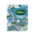 Zoflora Blue Lotus & Water Lily Fragrance Burst toilet rim block, 48g pack
