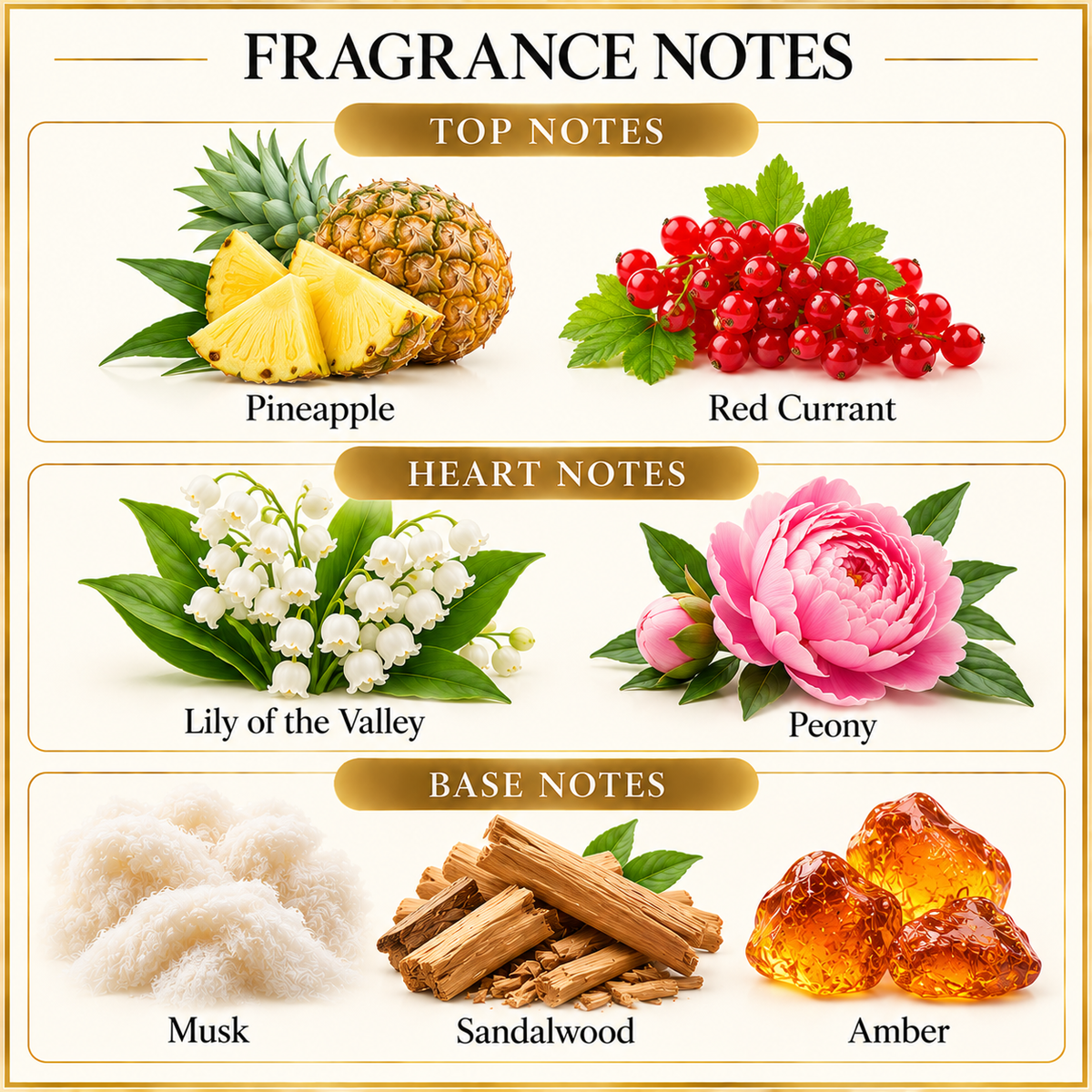 Abercrombie & Fitch First Instinct Together for Women fragrance notes - top, heart and base notes