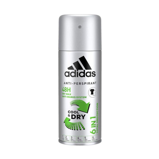 Adidas 6 in 1 Anti-Perspirant Spray for Him (150ml) -