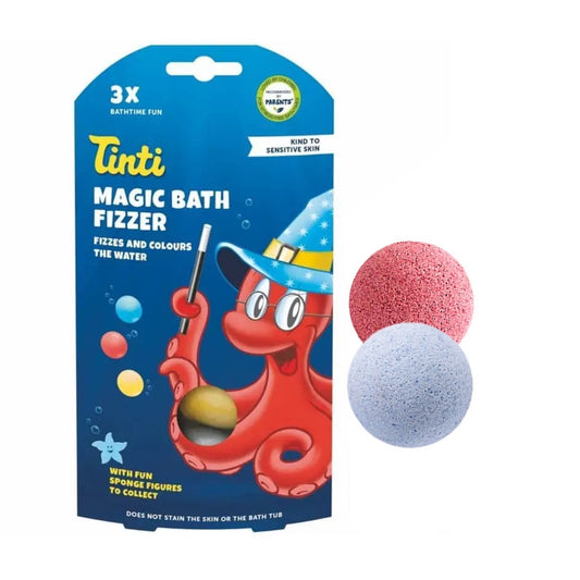 Tinti Magic Bath Fizzer 3 pack, Fizzes and Colours Water (3x40g)