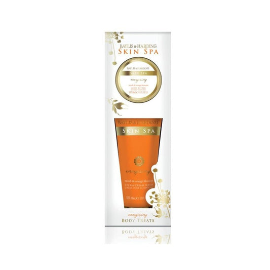 Baylis & Harding Neroli & Orange Blossom Energising Skin Spa Set: Steam Cream Wash (100ml) + Body Butter (100ml) -