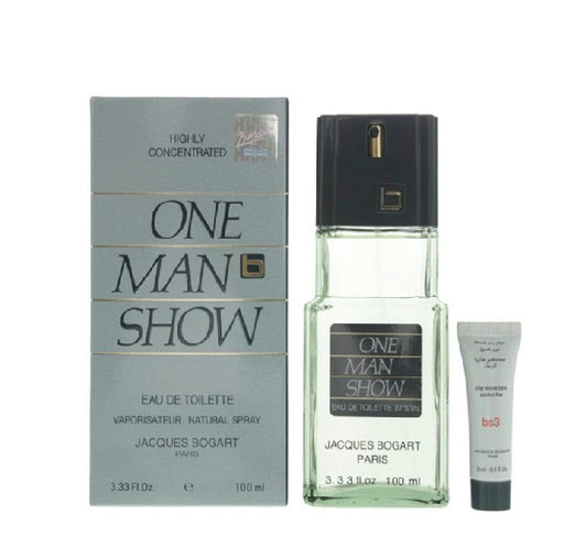 Jacques Bogart One Man Show Eau De Toilette (100ml) + Aftershave (3ml)