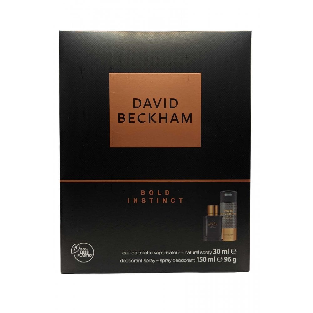 David Beckham Bold Instinct Giftset For Men ( 30ml Eau De Toilette +150ml Deodorant )