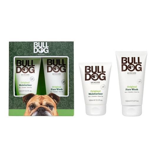 Bulldog Original Skincare Duo set: Moisturiser (100ml) + Face Wash (150ml) -